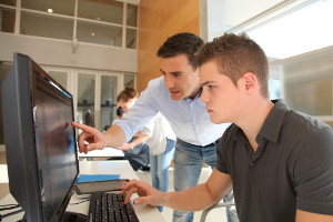 Webseiten am Computer